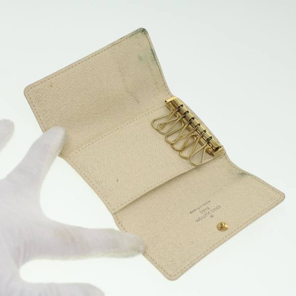 LOUIS VUITTON Damier Azur Multicles6 Key Case N61745 LV Auth 36682 - Picture 7 of 10